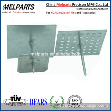 Heat sink pins stick up hanger